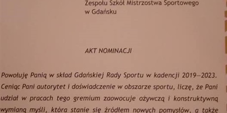 Powiększ grafikę: dyrektor-zsms-ewa-leyk-latowska-w-gronie-gdanskiej-rady-sportu-2019-2023-150671.jpg